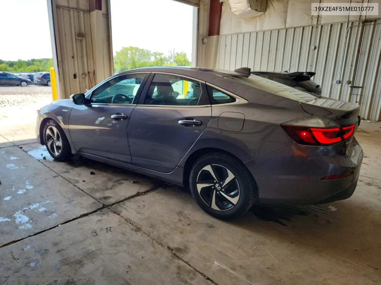 2021 Honda Insight Ex VIN: 19XZE4F51ME010777 Lot: 59639176