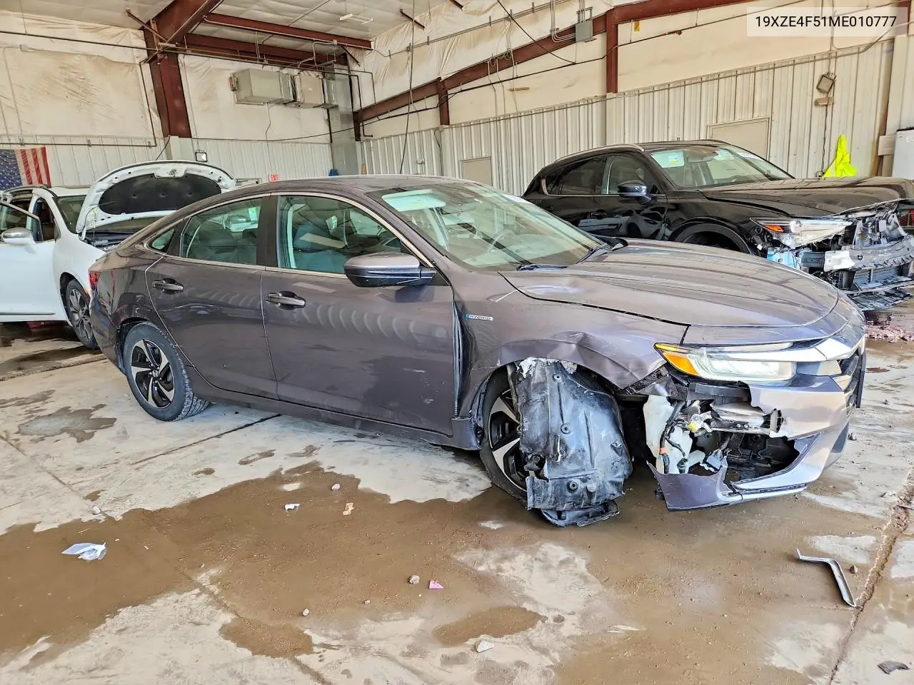 2021 Honda Insight Ex VIN: 19XZE4F51ME010777 Lot: 59639176