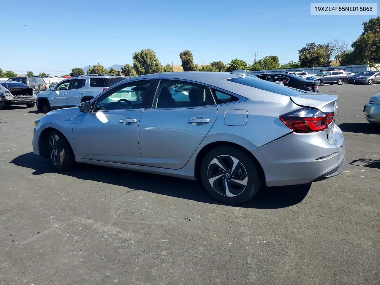 2022 Honda Insight Ex VIN: 19XZE4F55NE015868 Lot: 55638106