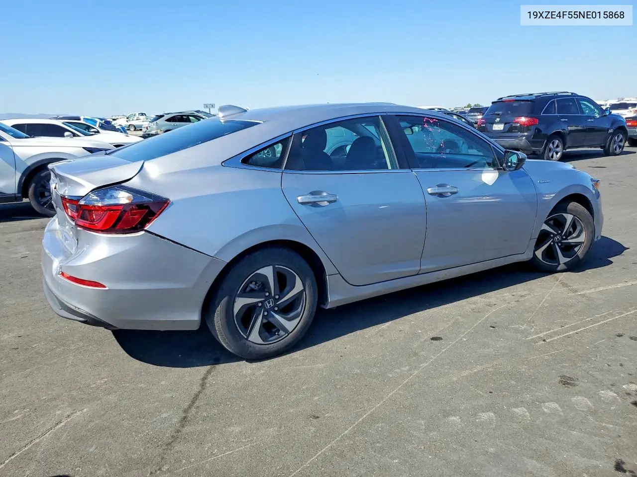 2022 Honda Insight Ex VIN: 19XZE4F55NE015868 Lot: 55638106