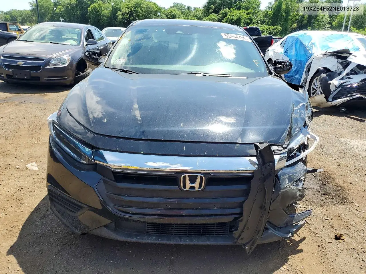 2022 Honda Insight Ex VIN: 19XZE4F52NE013723 Lot: 55954706