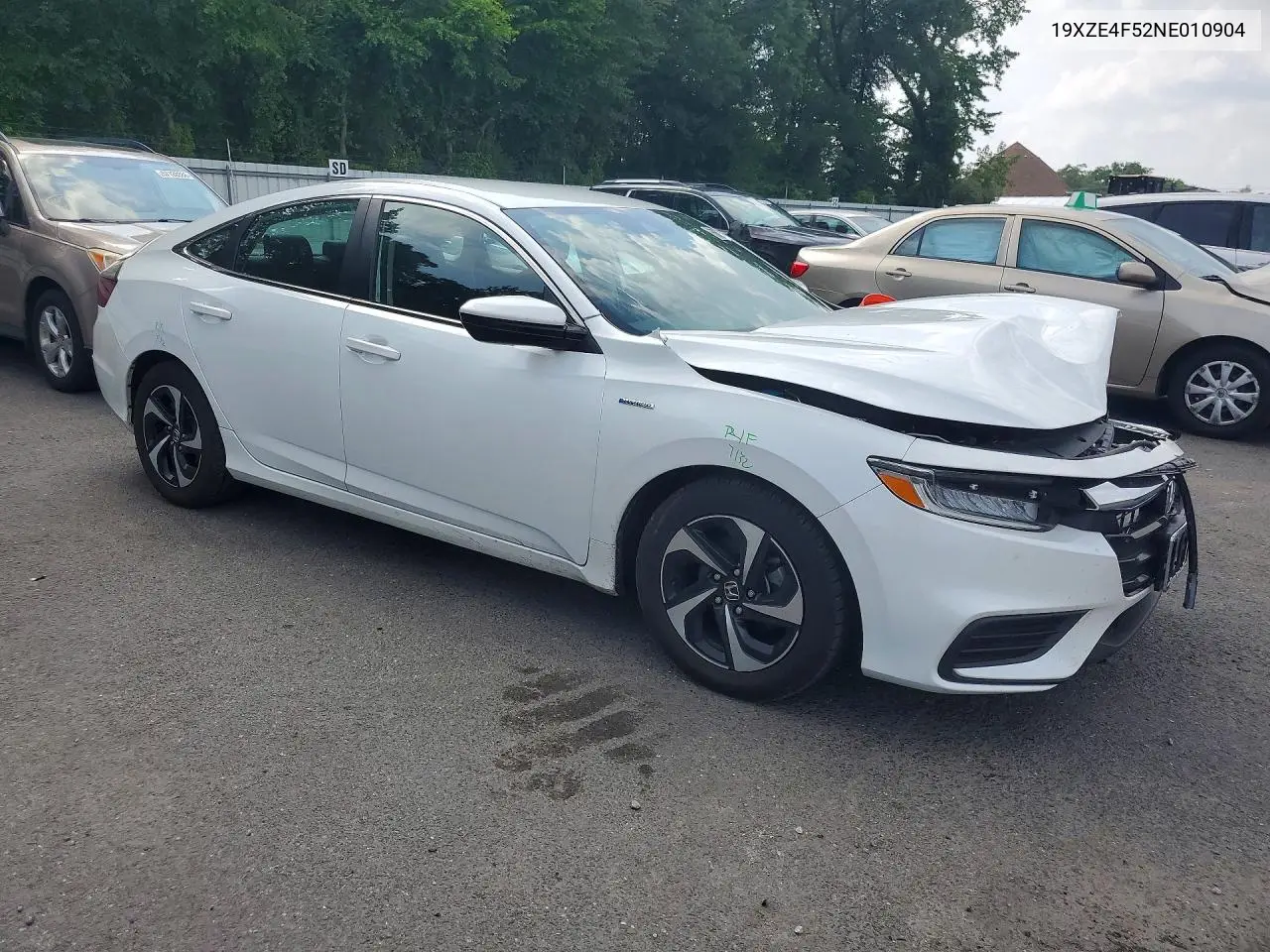 2022 Honda Insight Ex VIN: 19XZE4F52NE010904 Lot: 56257636