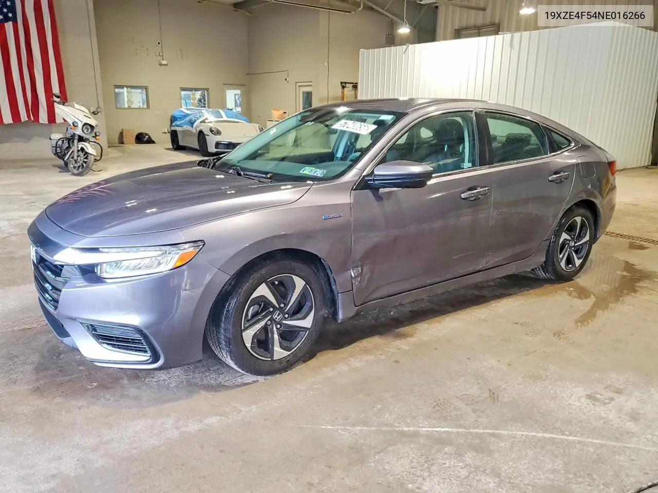 2022 Honda Insight Ex VIN: 19XZE4F54NE016266 Lot: 57048656
