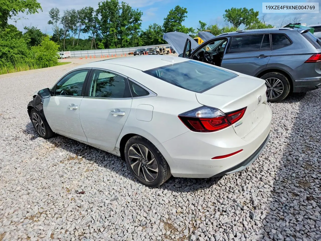 2022 Honda Insight Touring VIN: 19XZE4F9XNE004769 Lot: 58387296