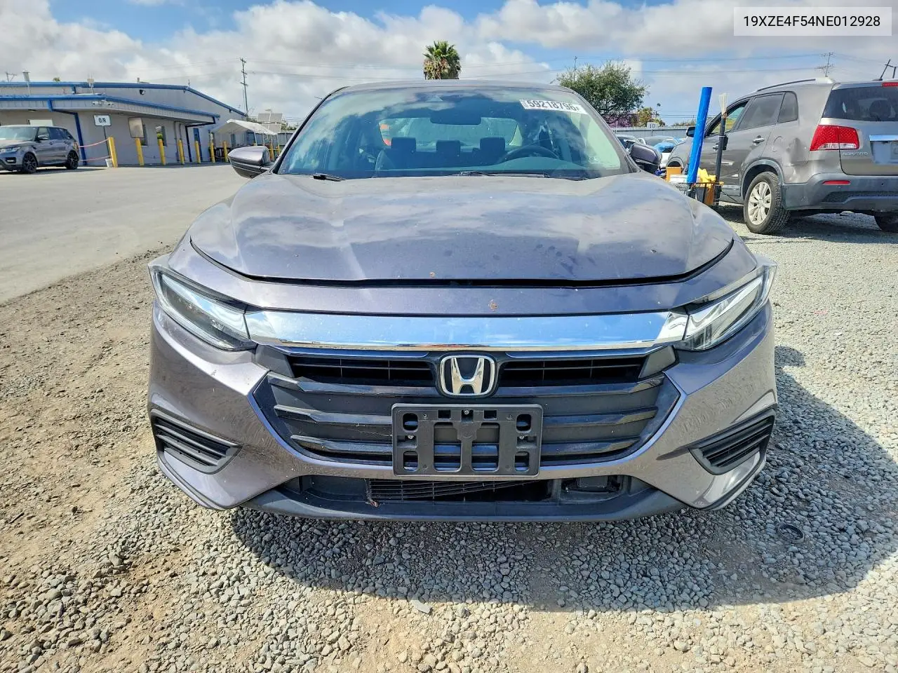 2022 Honda Insight Ex VIN: 19XZE4F54NE012928 Lot: 59218796