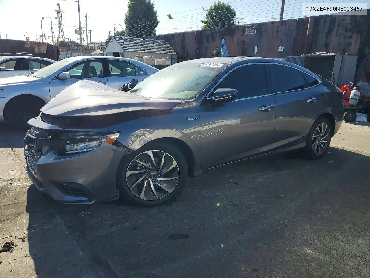 2022 Honda Insight Touring VIN: 19XZE4F90NE003467 Lot: 59716106