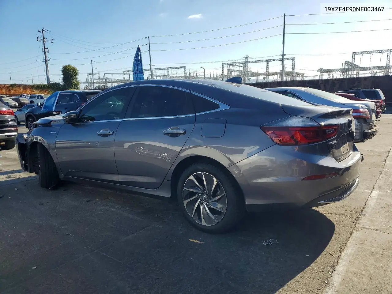 2022 Honda Insight Touring VIN: 19XZE4F90NE003467 Lot: 59716106
