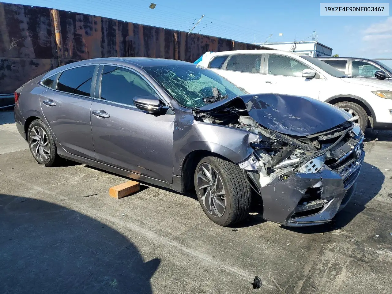 2022 Honda Insight Touring VIN: 19XZE4F90NE003467 Lot: 59716106