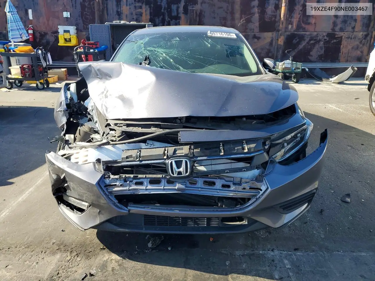 2022 Honda Insight Touring VIN: 19XZE4F90NE003467 Lot: 59716106
