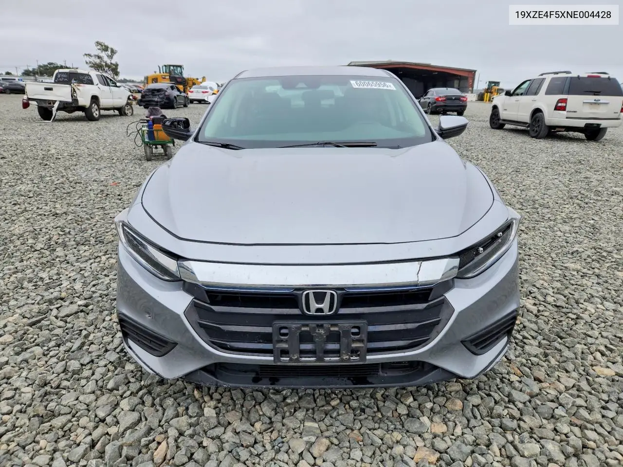 2022 Honda Insight Ex VIN: 19XZE4F5XNE004428 Lot: 60065956