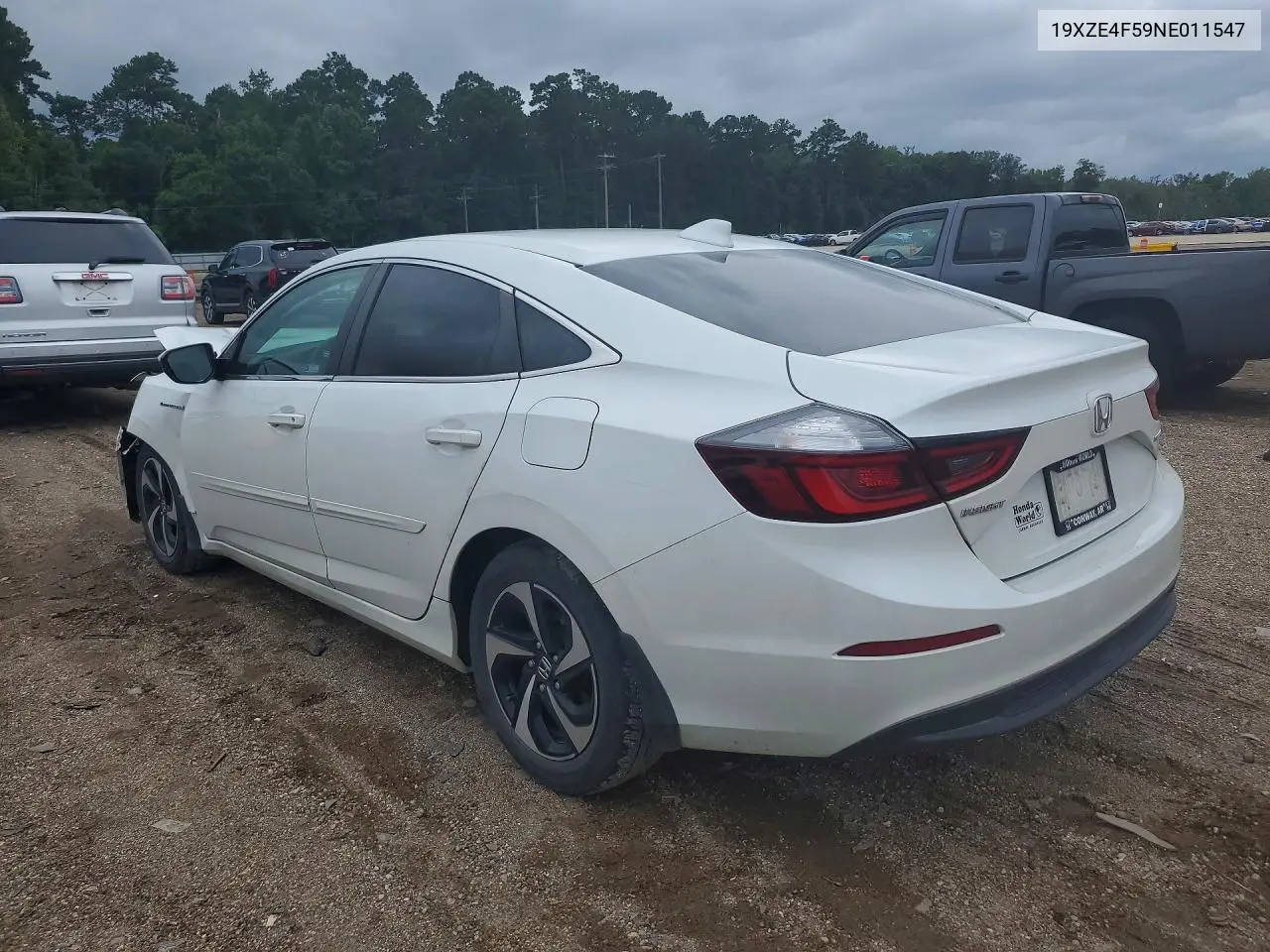 2022 Honda Insight Ex VIN: 19XZE4F59NE011547 Lot: 60849596