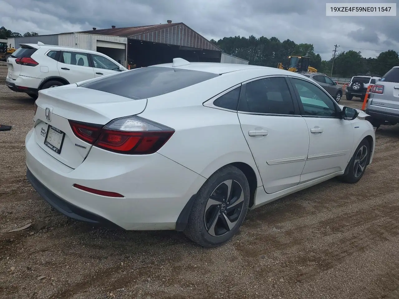 2022 Honda Insight Ex VIN: 19XZE4F59NE011547 Lot: 60849596