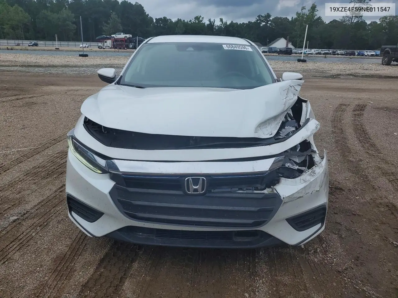 2022 Honda Insight Ex VIN: 19XZE4F59NE011547 Lot: 60849596