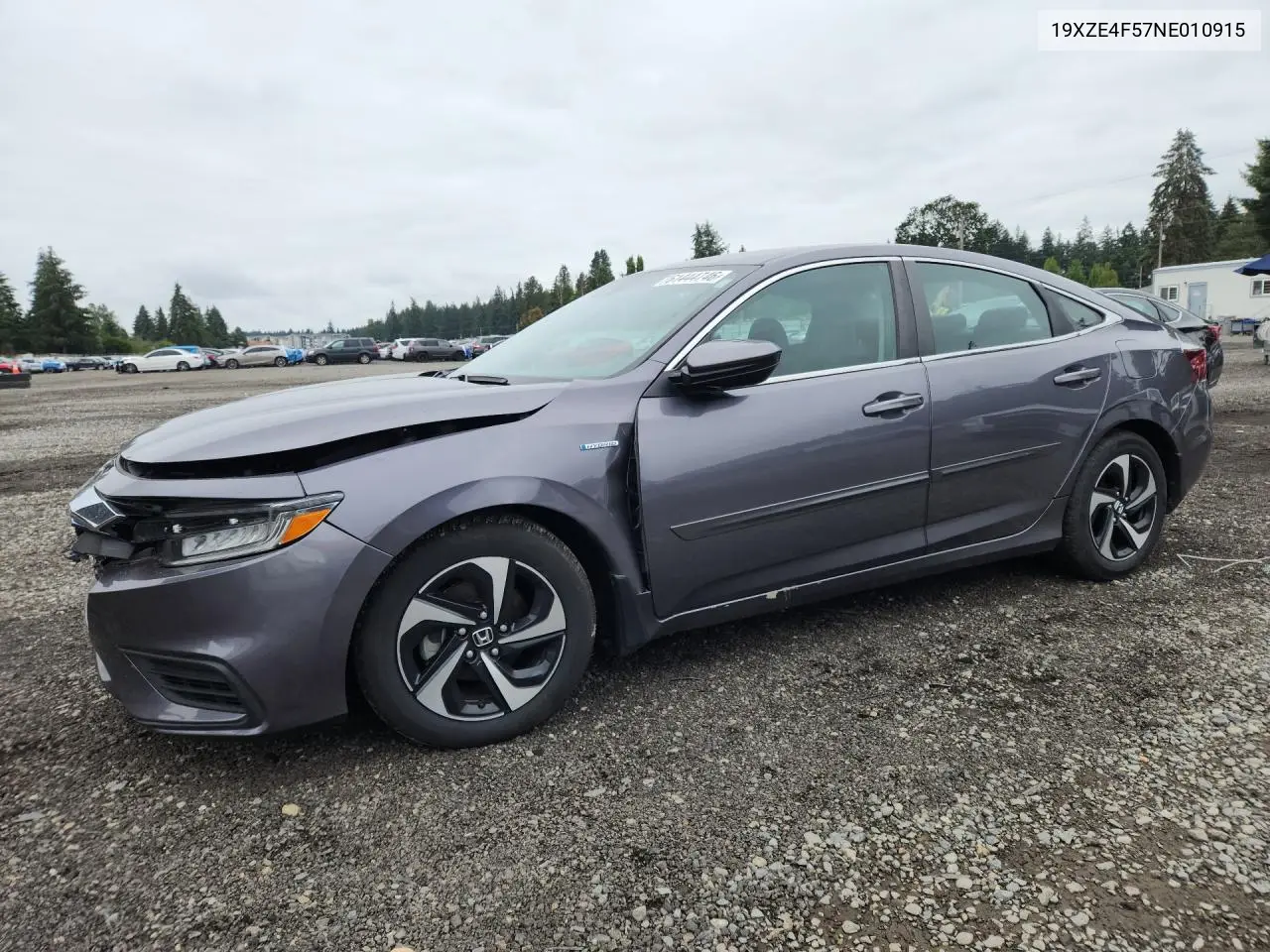2022 Honda Insight Ex VIN: 19XZE4F57NE010915 Lot: 61444746