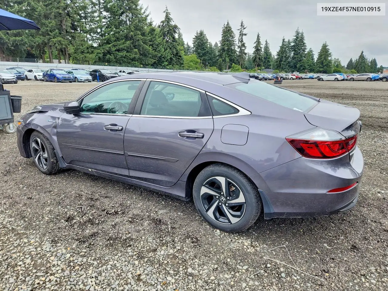 2022 Honda Insight Ex VIN: 19XZE4F57NE010915 Lot: 61444746