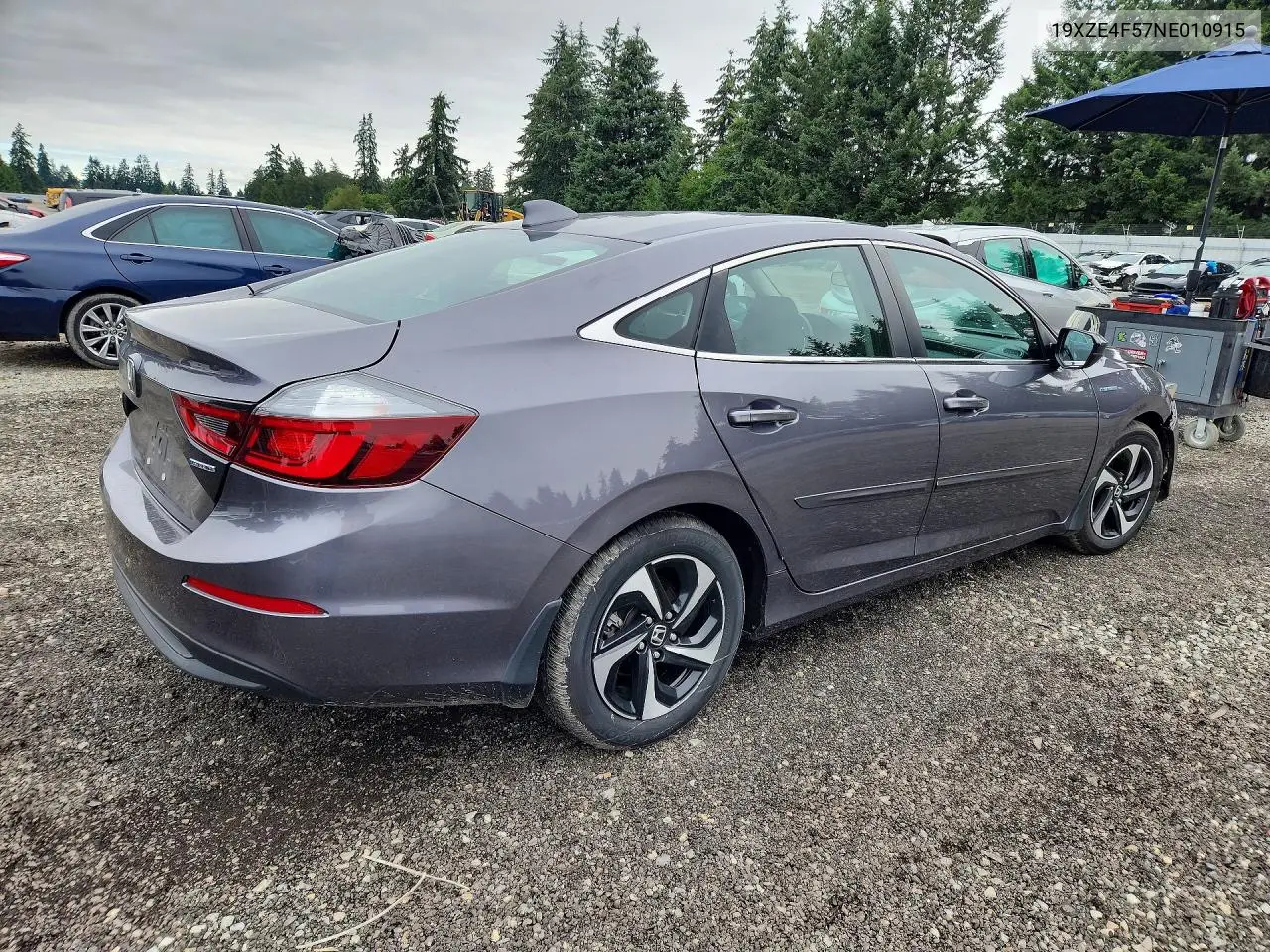 2022 Honda Insight Ex VIN: 19XZE4F57NE010915 Lot: 61444746
