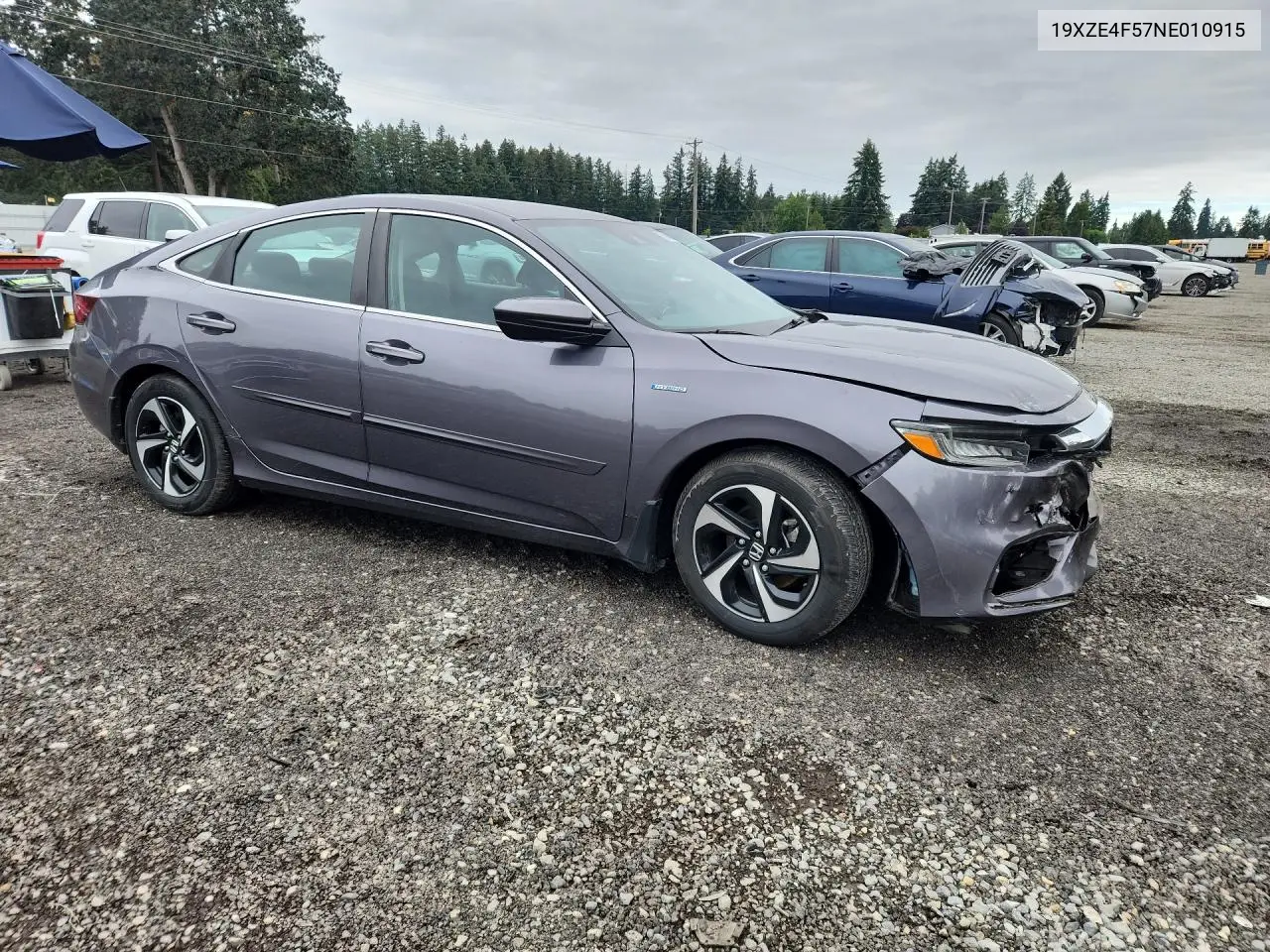 2022 Honda Insight Ex VIN: 19XZE4F57NE010915 Lot: 61444746