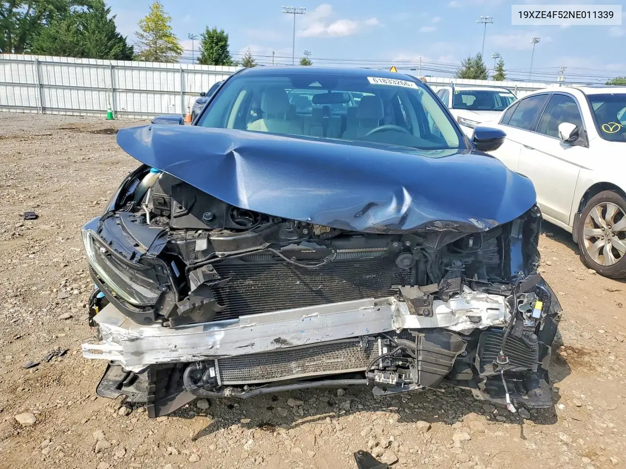 2022 Honda Insight Ex VIN: 19XZE4F52NE011339 Lot: 61833266