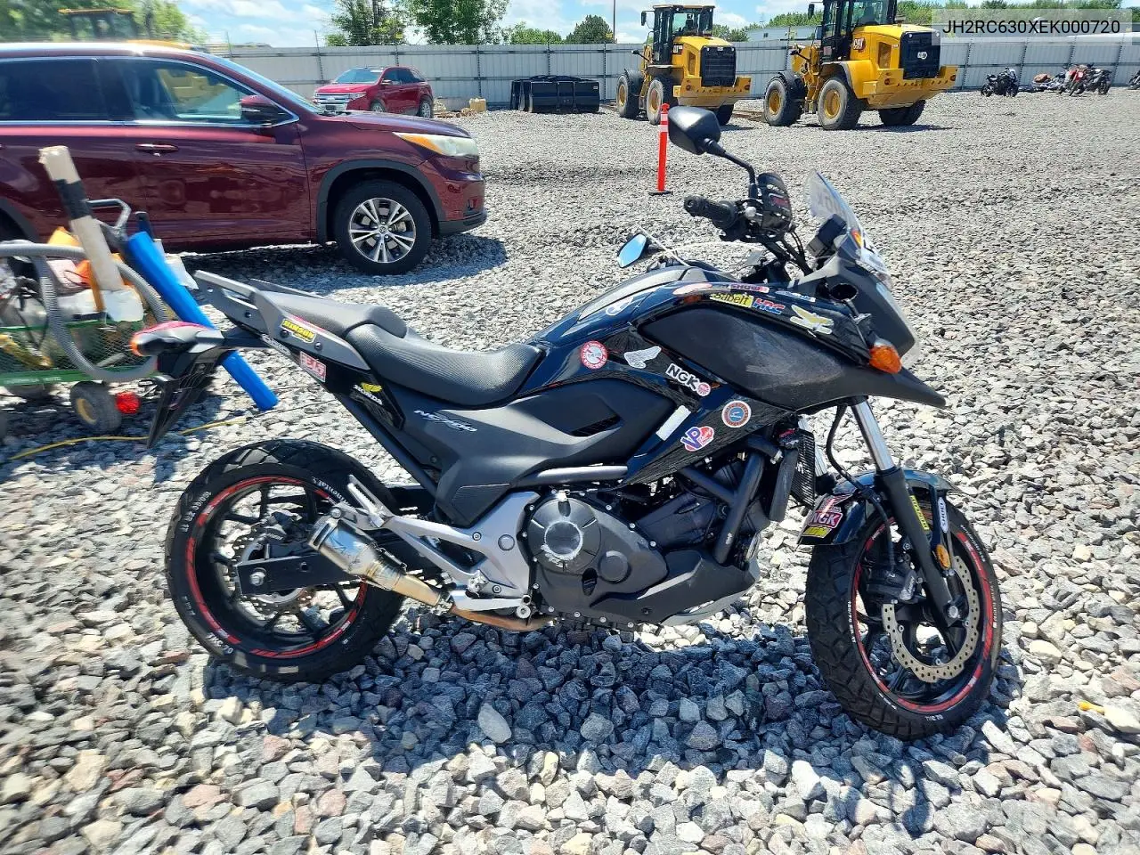 2014 Honda Nc700X VIN: JH2RC630XEK000720 Lot: 57158806