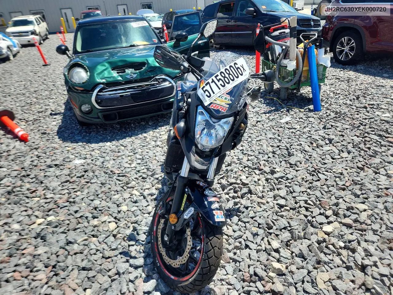2014 Honda Nc700X VIN: JH2RC630XEK000720 Lot: 57158806