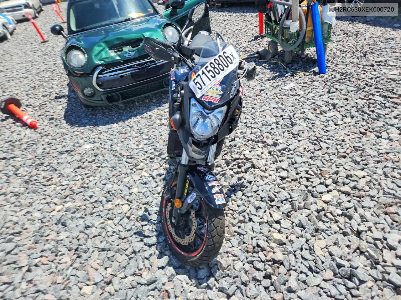 2014 Honda Nc700X VIN: JH2RC630XEK000720 Lot: 57158806