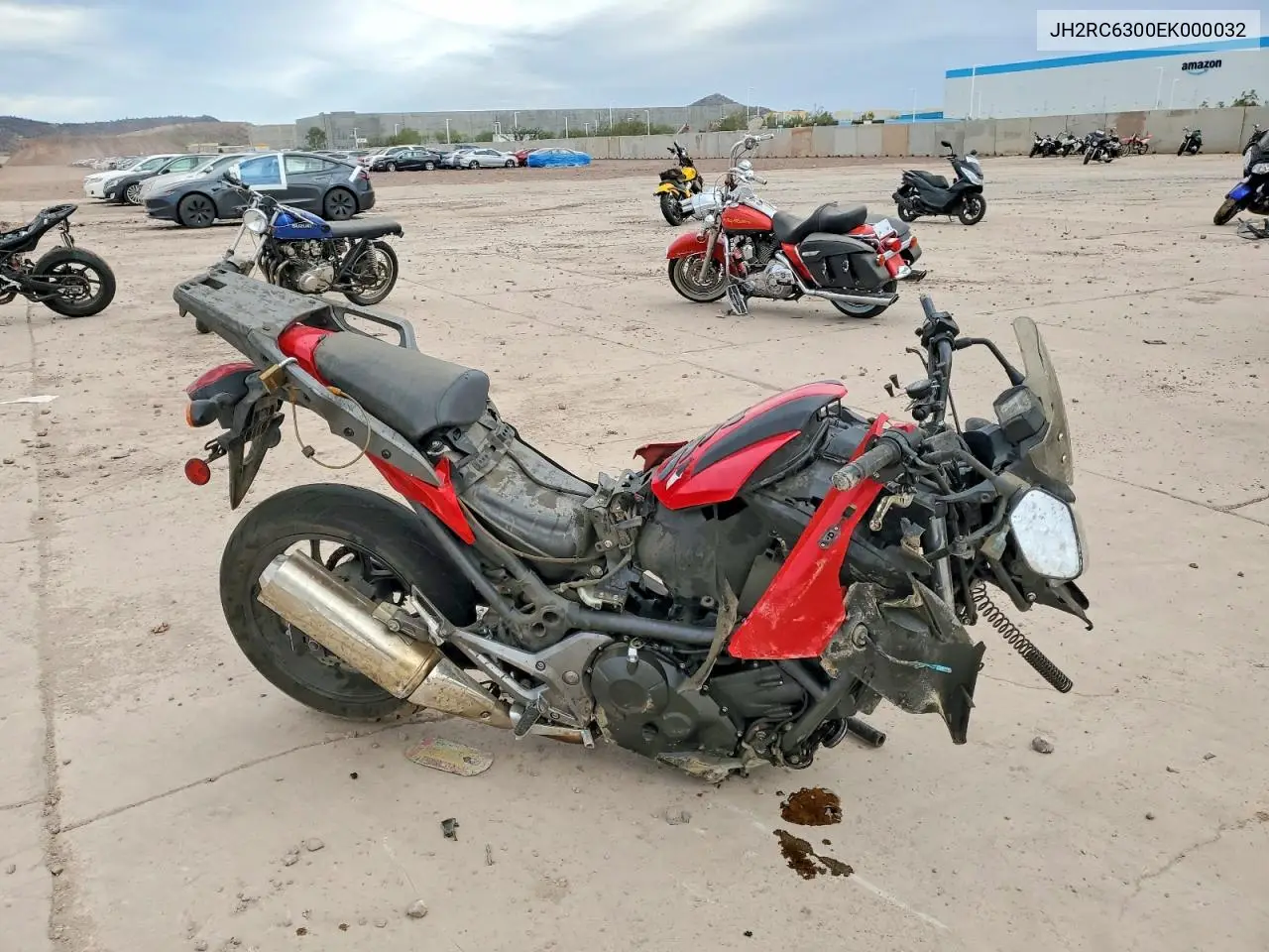 2014 Honda Nc700X VIN: JH2RC6300EK000032 Lot: 76210665