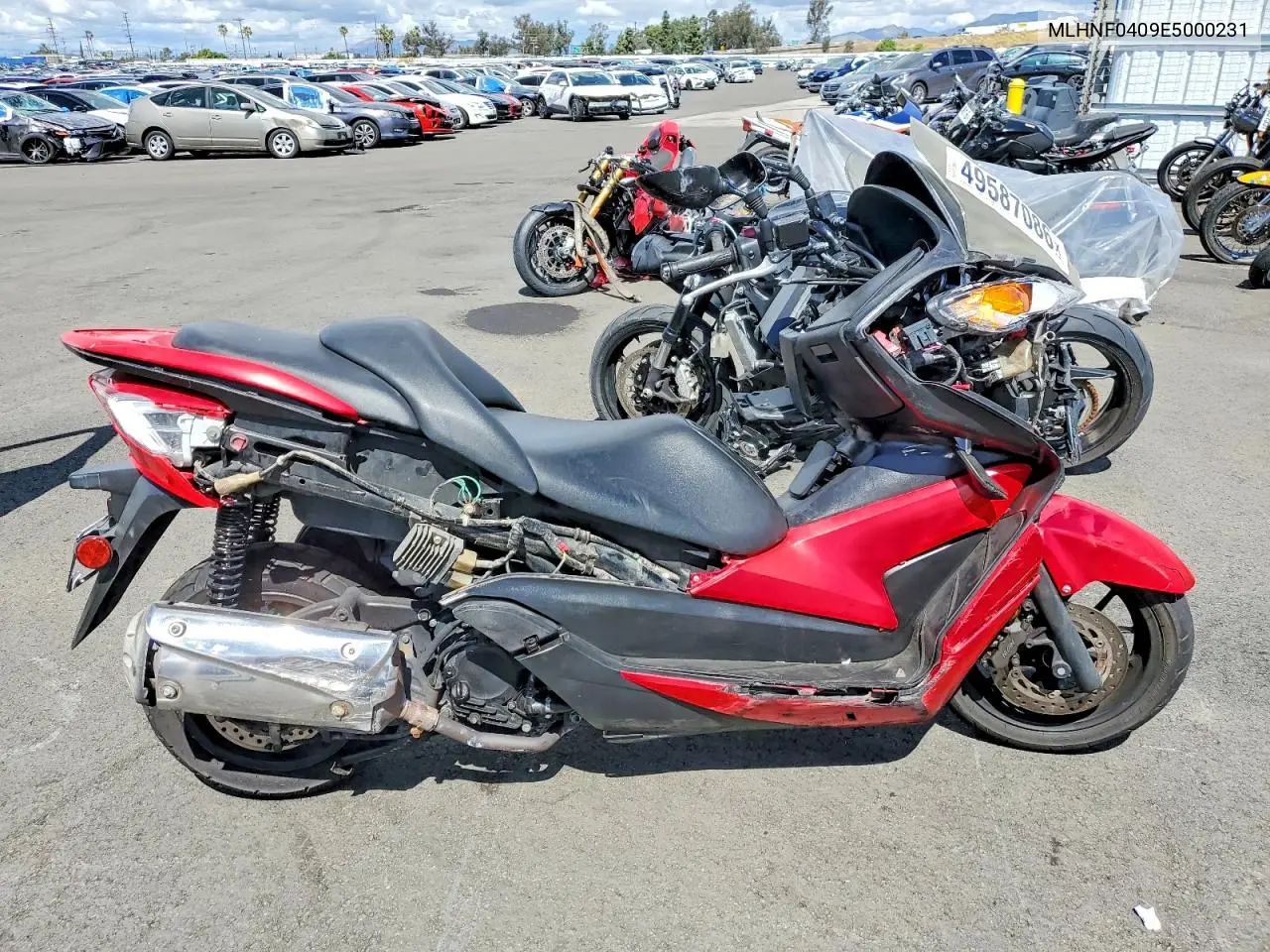 2014 Honda Nss300 VIN: MLHNF0409E5000231 Lot: 49587086