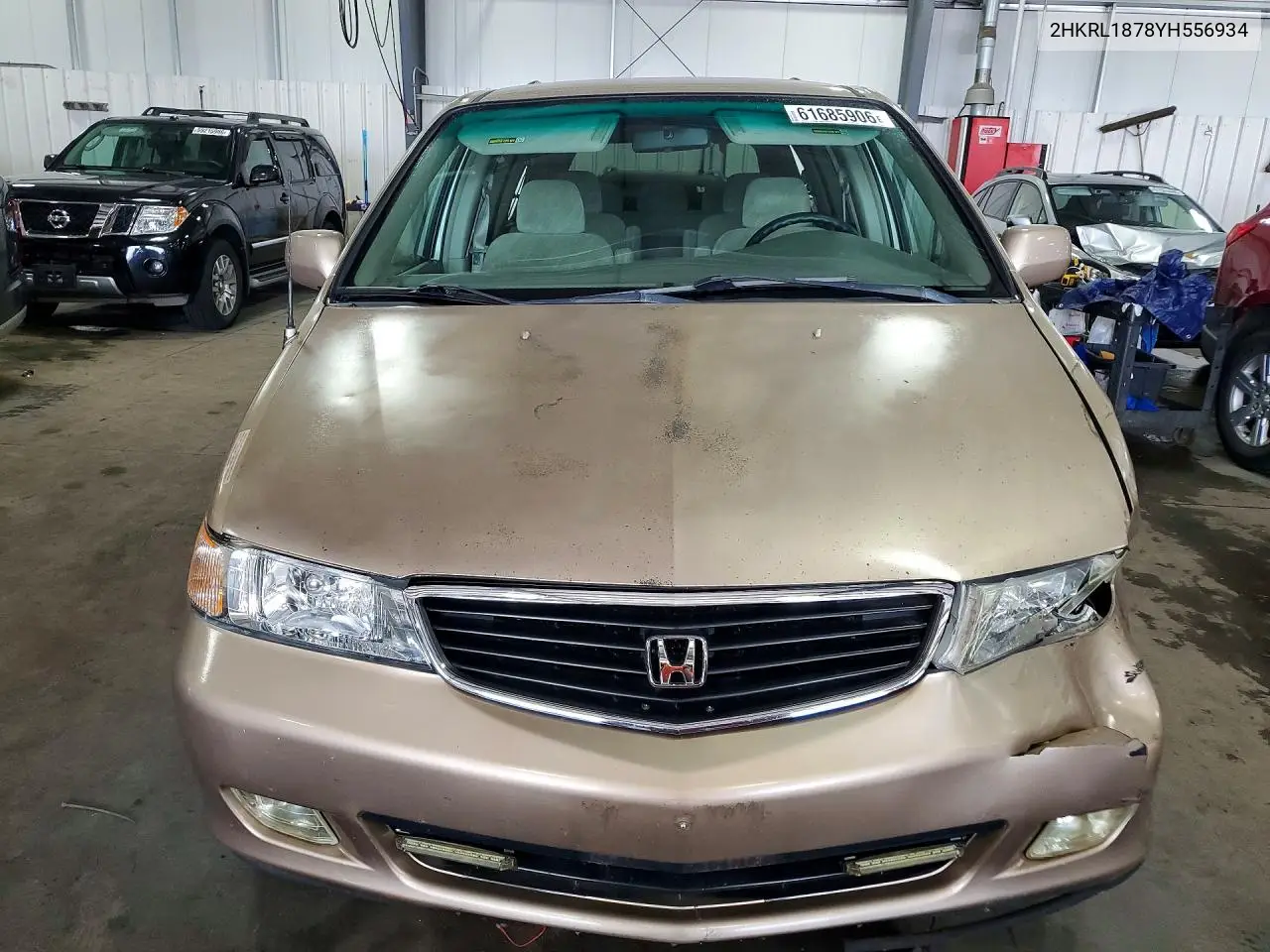 2000 Honda Odyssey Ex VIN: 2HKRL1878YH556934 Lot: 61685906