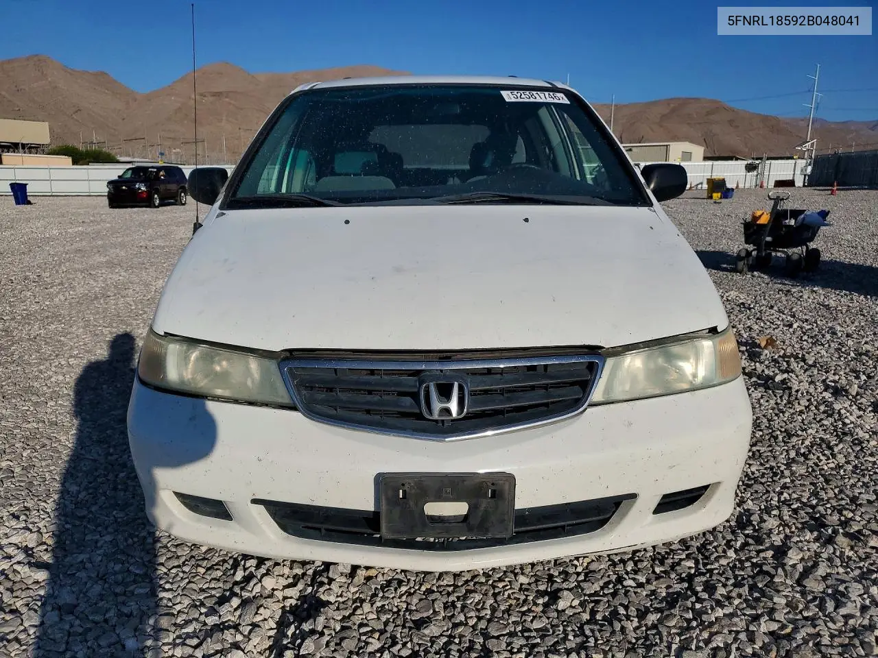 2002 Honda Odyssey Lx VIN: 5FNRL18592B048041 Lot: 52581746