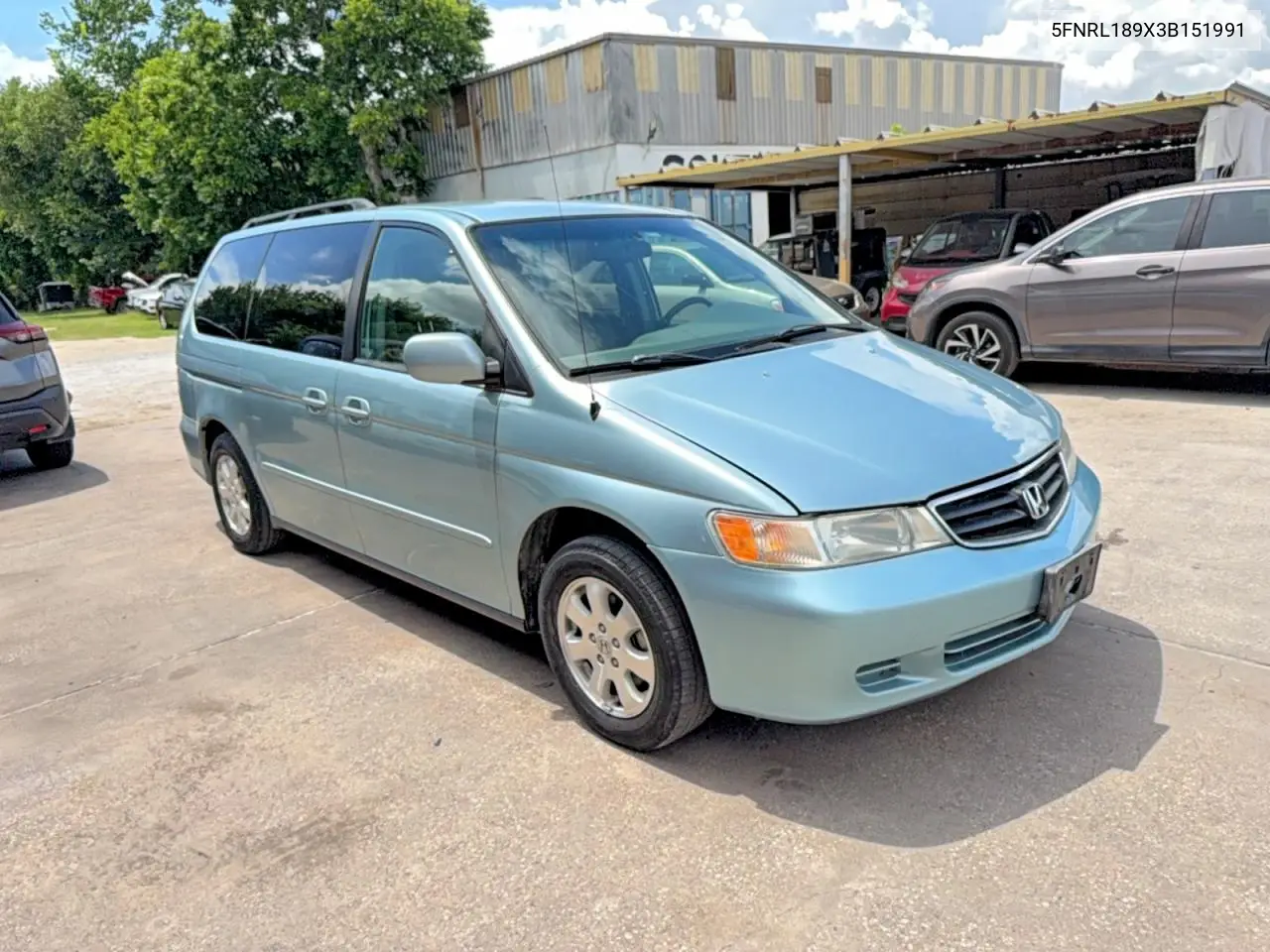 5FNRL189X3B151991 2003 Honda Odyssey Exl