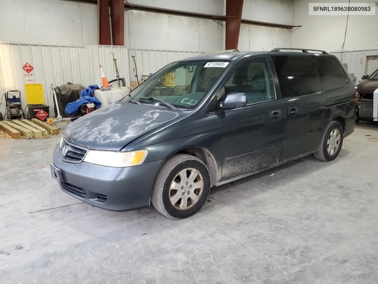 5FNRL18963B080983 2003 Honda Odyssey Exl