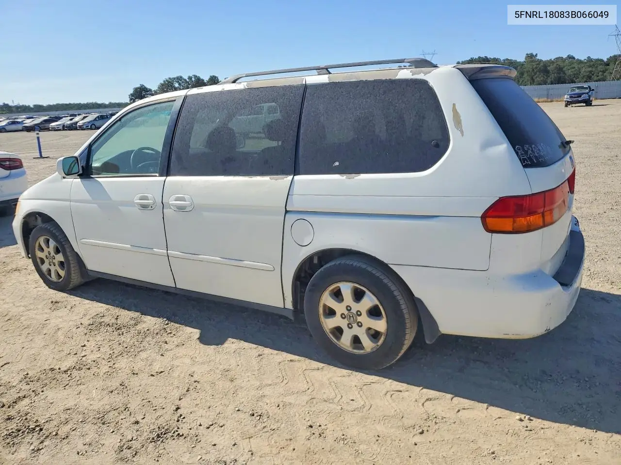 2003 Honda Odyssey Exl VIN: 5FNRL18083B066049 Lot: 61934896