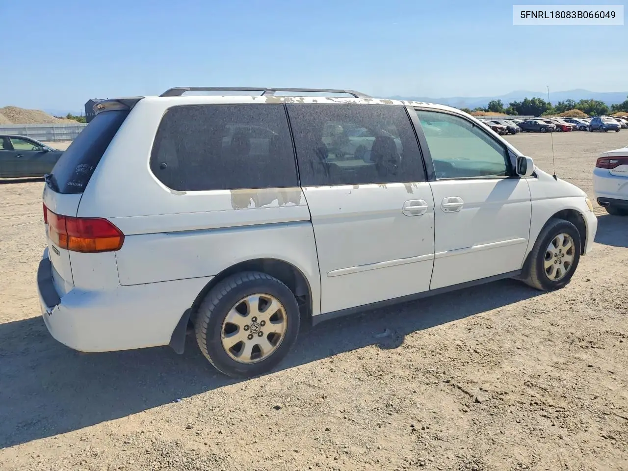 2003 Honda Odyssey Exl VIN: 5FNRL18083B066049 Lot: 61934896