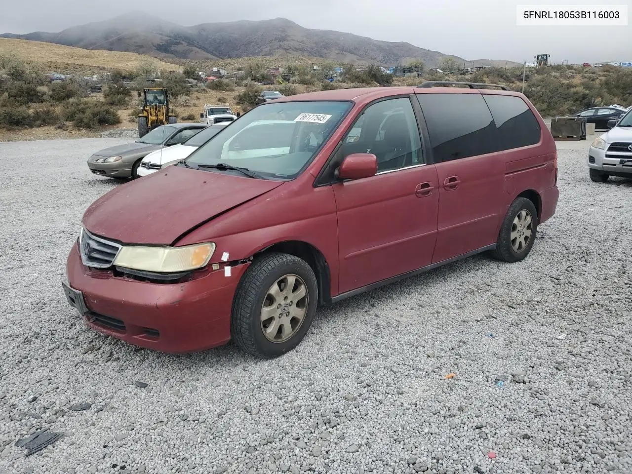 5FNRL18053B116003 2003 Honda Odyssey Exl