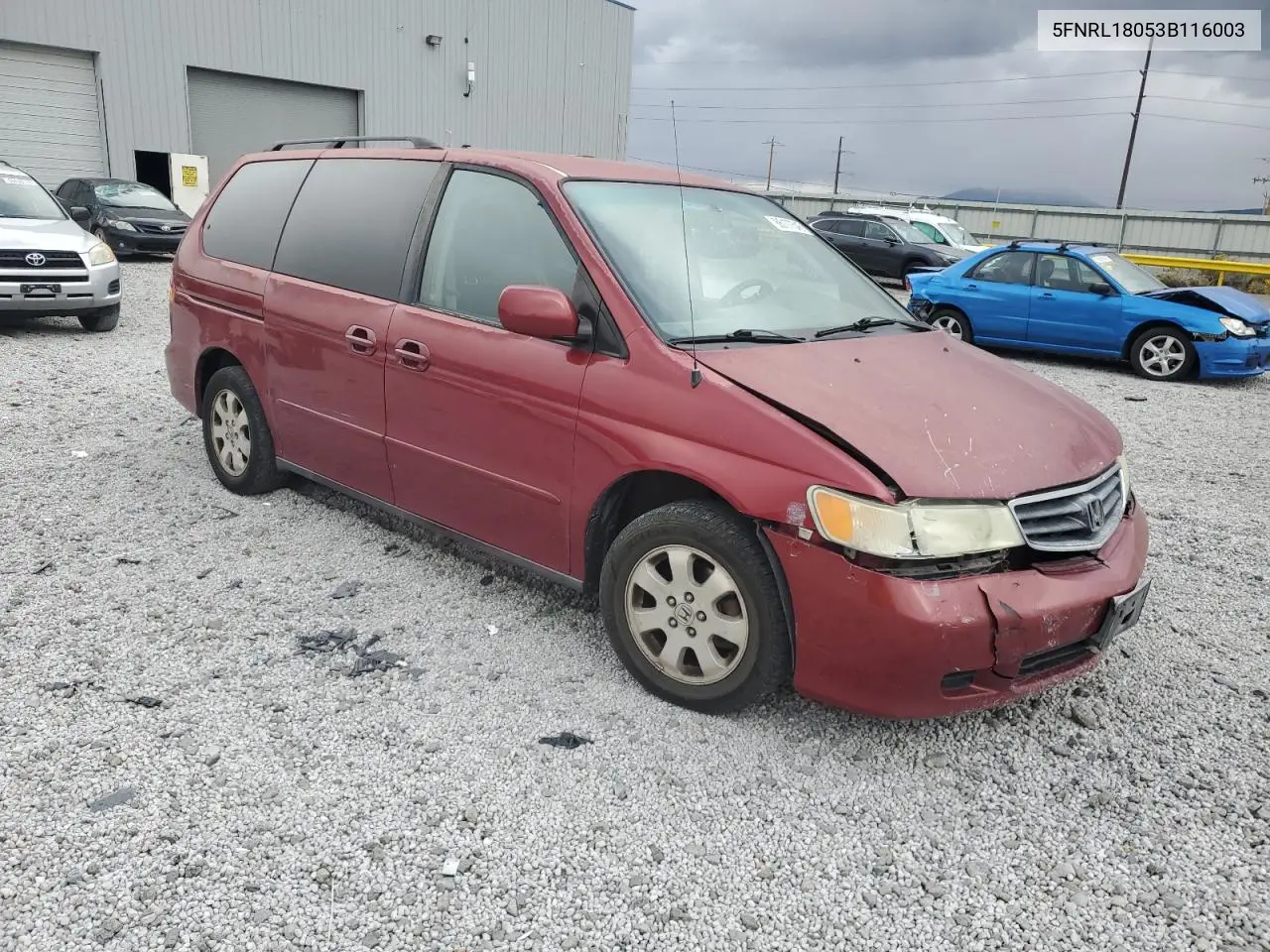 5FNRL18053B116003 2003 Honda Odyssey Exl