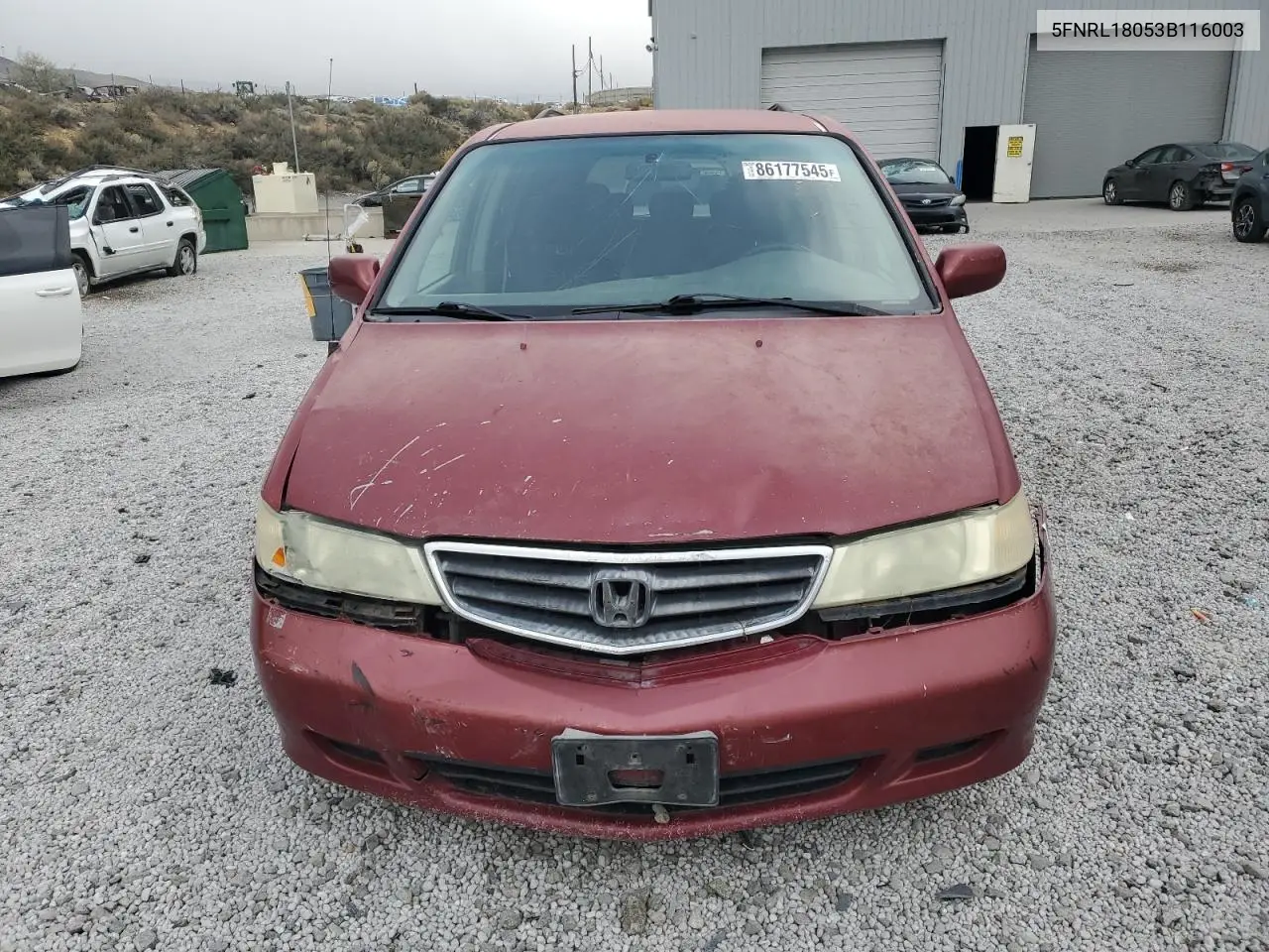 5FNRL18053B116003 2003 Honda Odyssey Exl