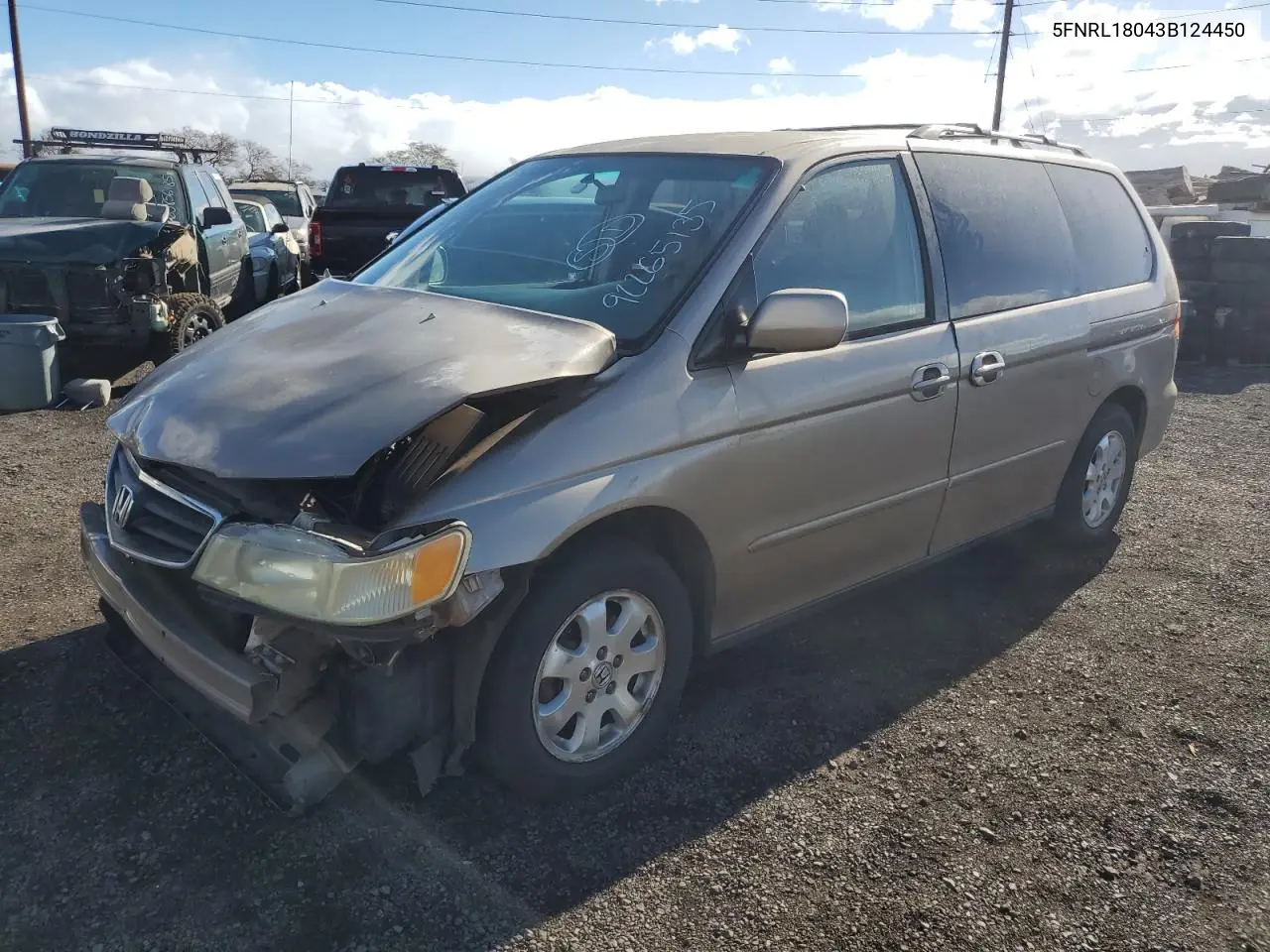 5FNRL18043B124450 2003 Honda Odessey