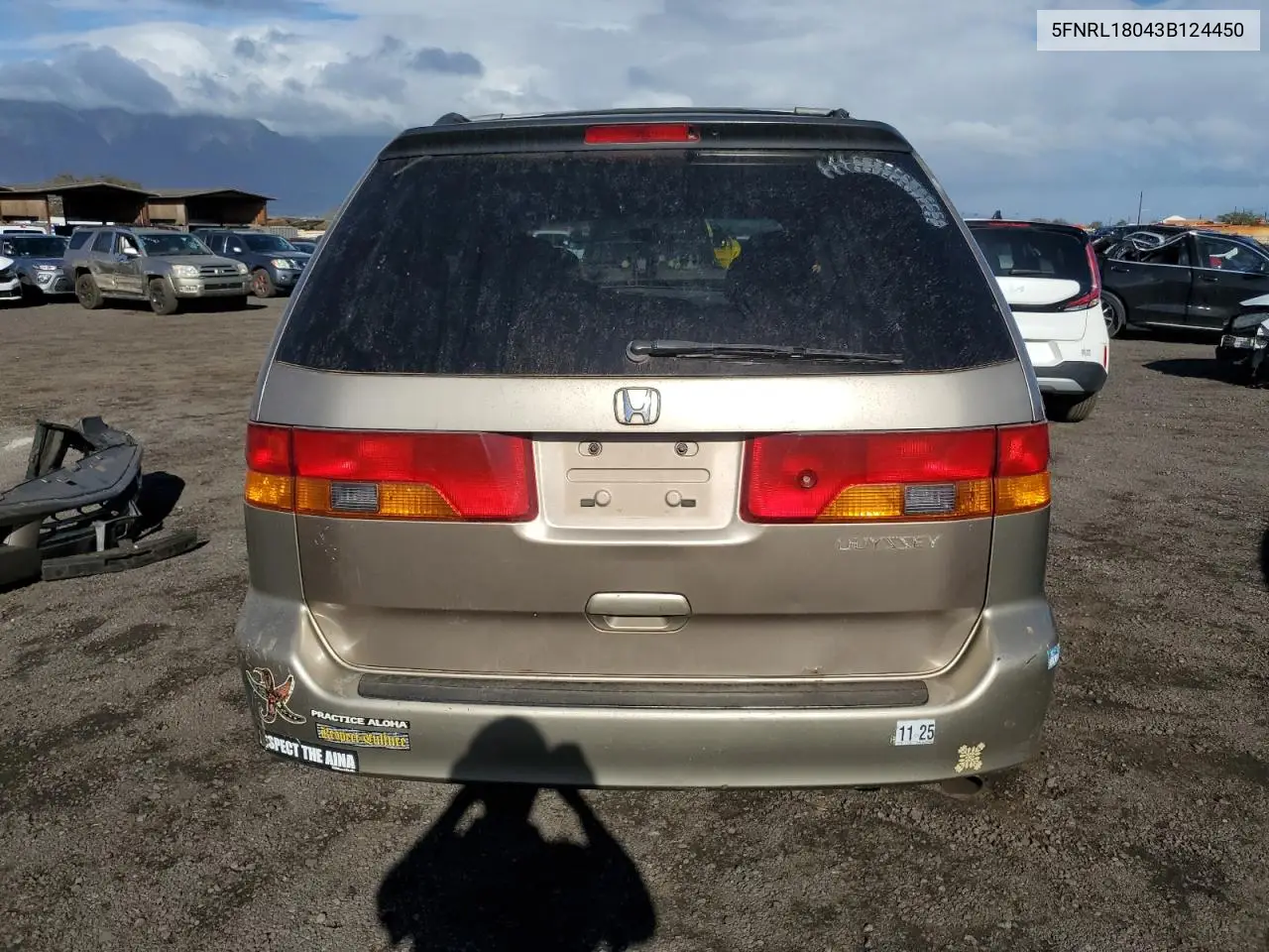 5FNRL18043B124450 2003 Honda Odessey