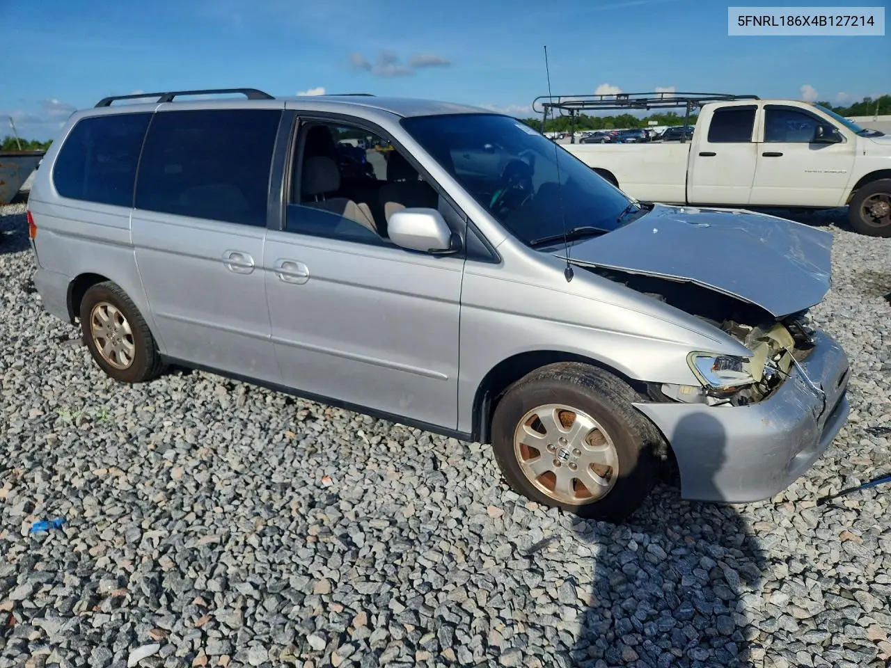 2004 Honda Odyssey Ex VIN: 5FNRL186X4B127214 Lot: 57479406