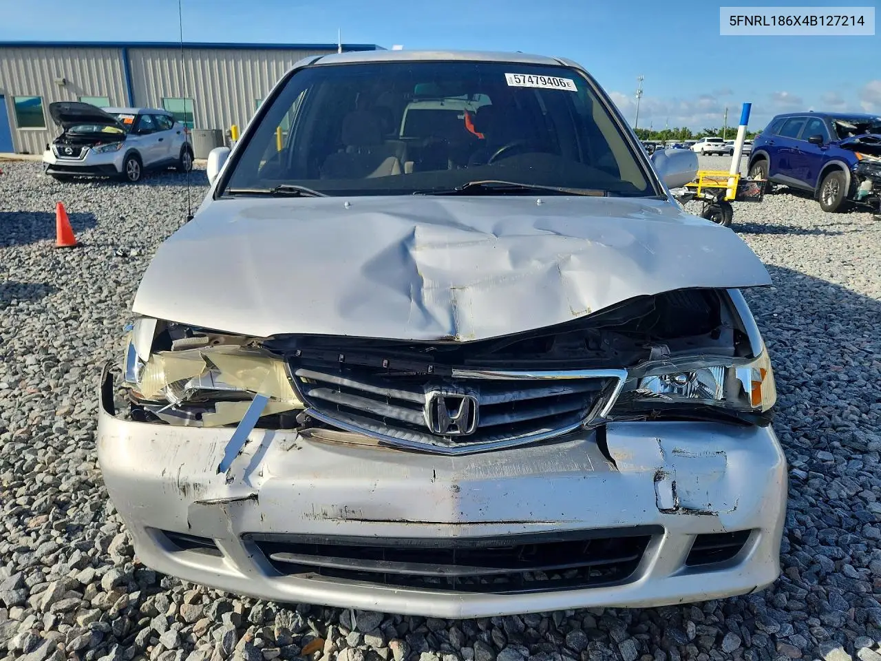 2004 Honda Odyssey Ex VIN: 5FNRL186X4B127214 Lot: 57479406