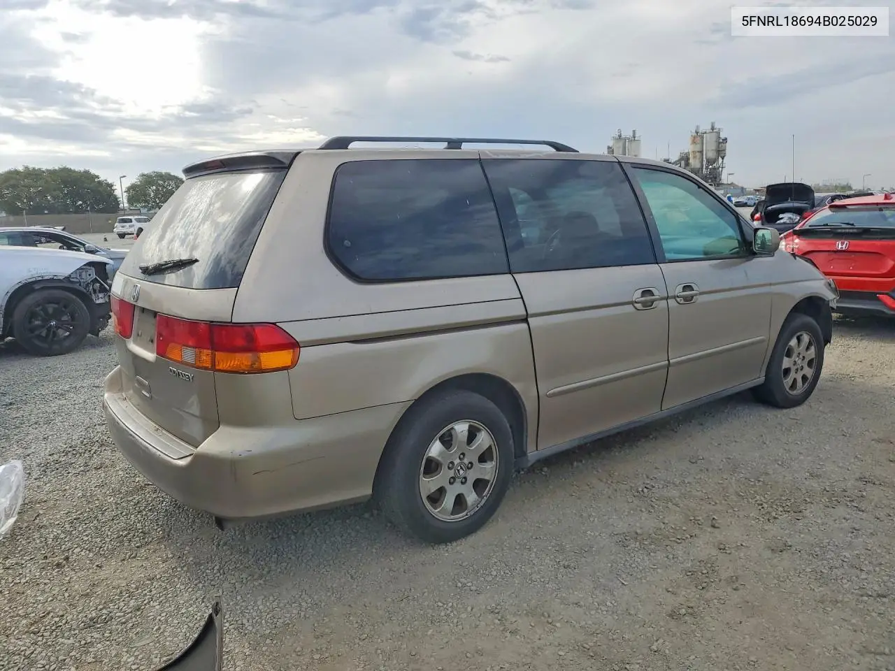 2004 Honda Odyssey Ex VIN: 5FNRL18694B025029 Lot: 61542736