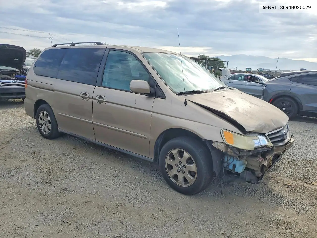 2004 Honda Odyssey Ex VIN: 5FNRL18694B025029 Lot: 61542736