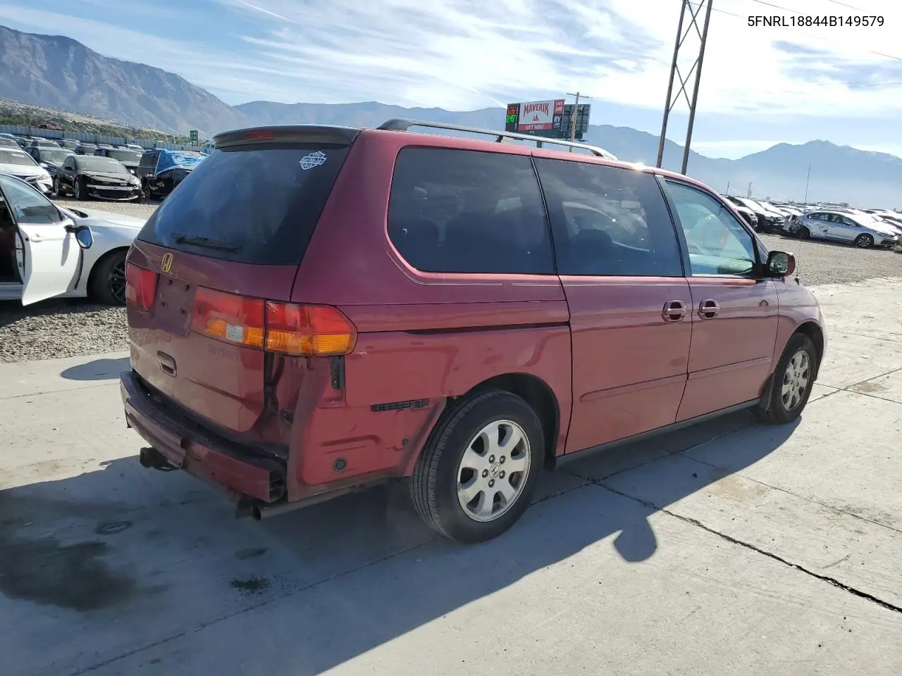 5FNRL18844B149579 2004 Honda Odyssey Ex