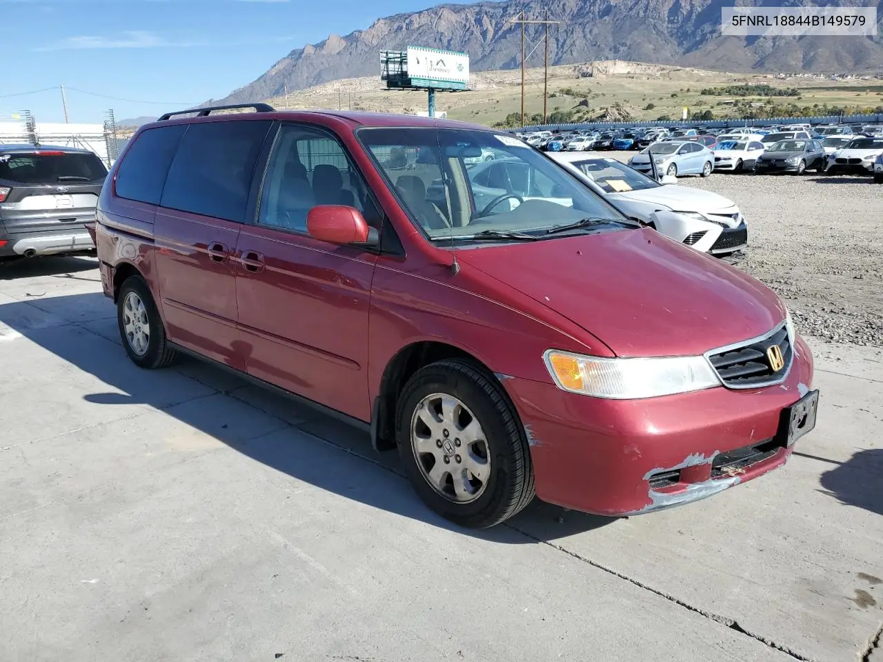 5FNRL18844B149579 2004 Honda Odyssey Ex