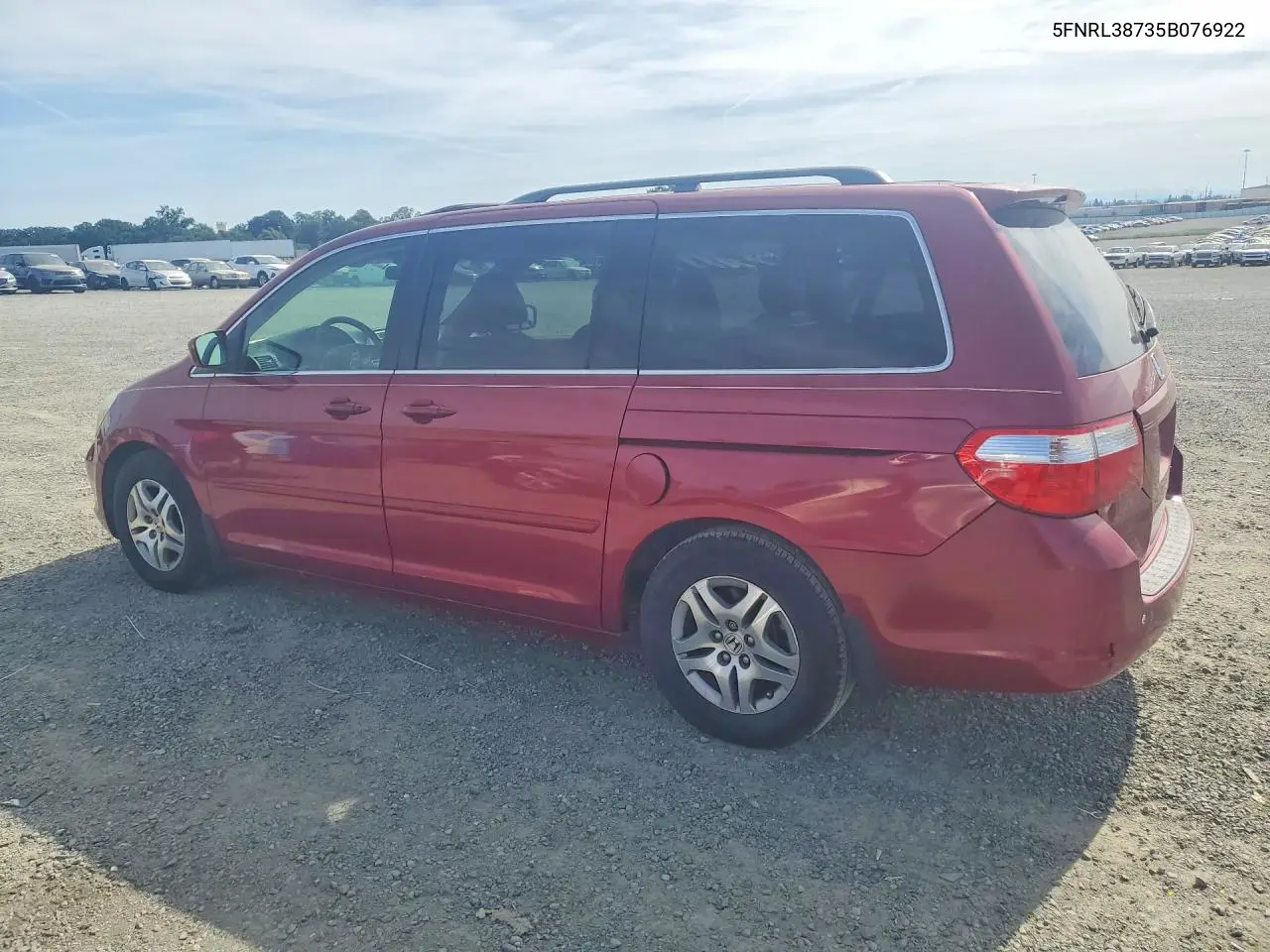 5FNRL38735B076922 2005 Honda Odyssey Exl