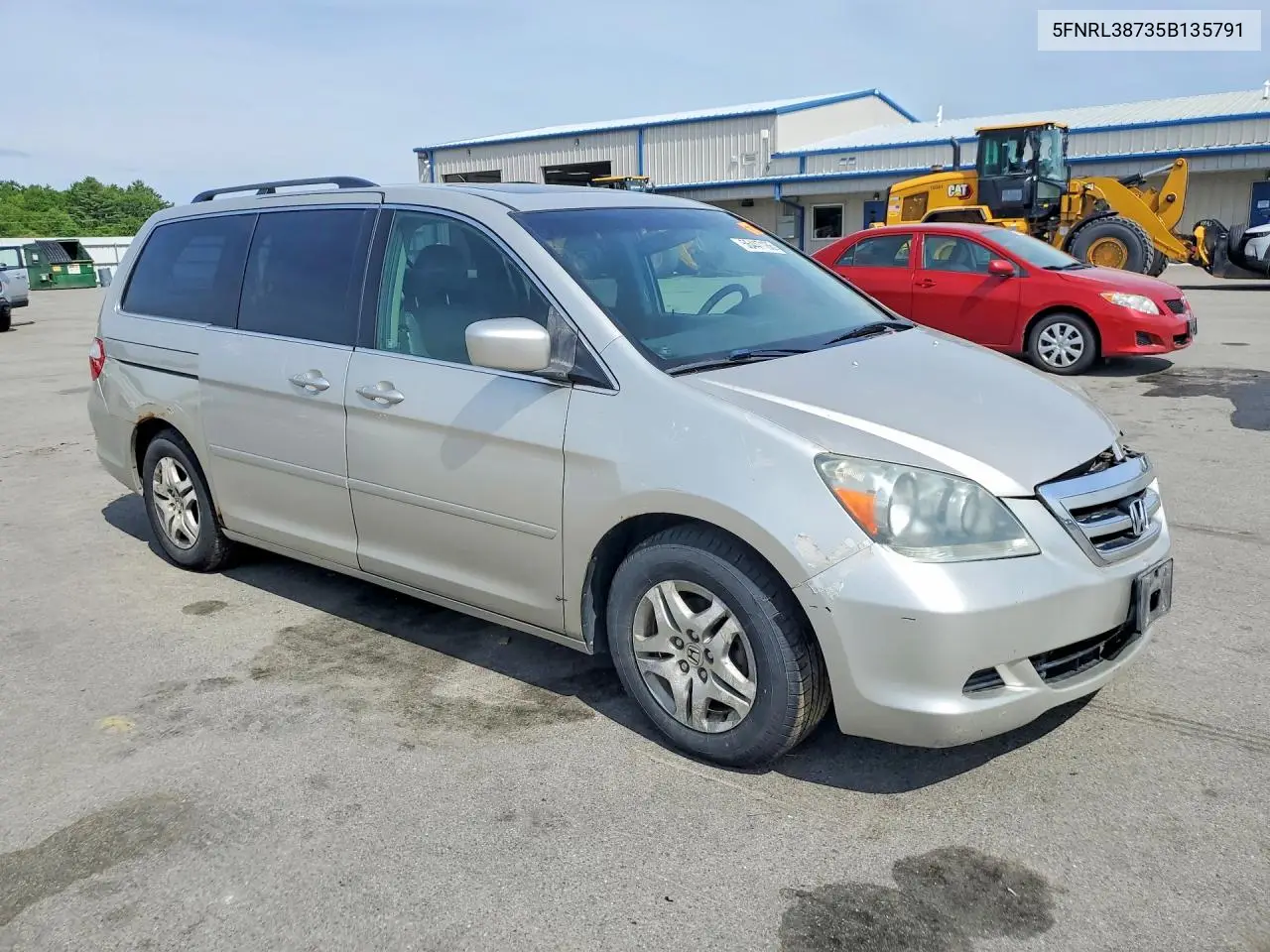 2005 Honda Odyssey Exl VIN: 5FNRL38735B135791 Lot: 56447186
