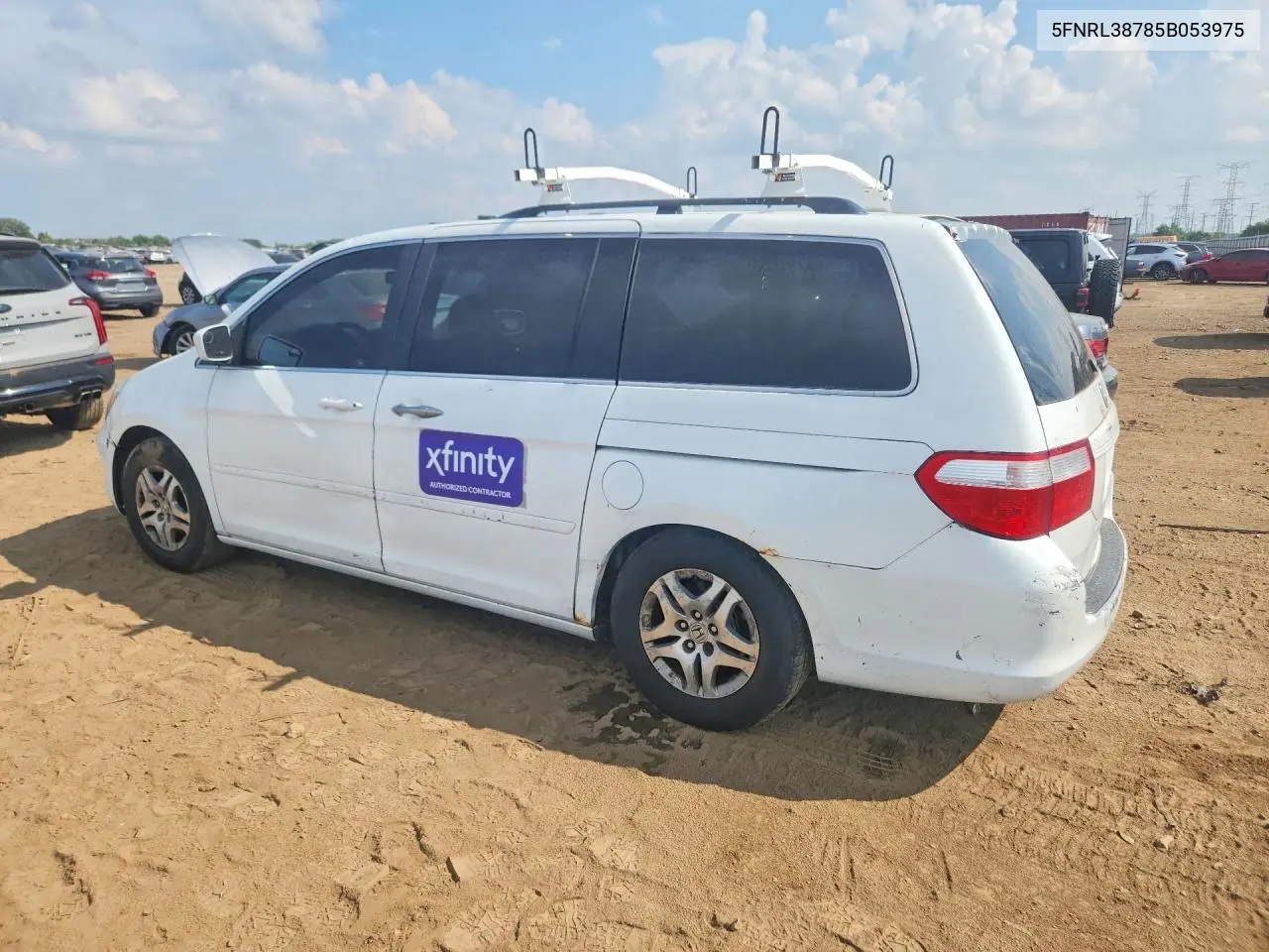 2005 Honda Odyssey Exl VIN: 5FNRL38785B053975 Lot: 60215036