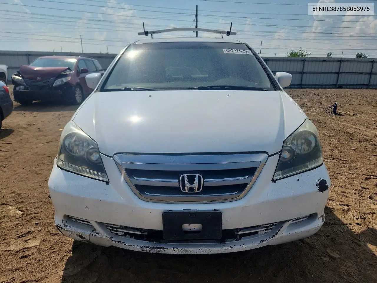 2005 Honda Odyssey Exl VIN: 5FNRL38785B053975 Lot: 60215036