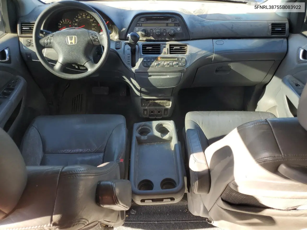 5FNRL38755B083922 2005 Honda Odyssey Exl