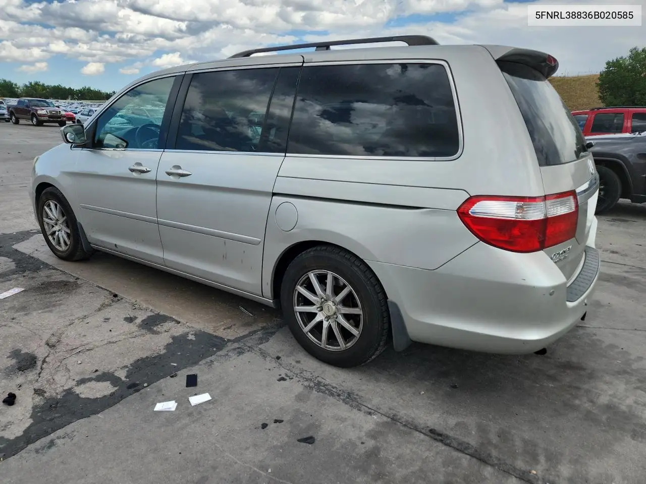 5FNRL38836B020585 2006 Honda Odyssey Touring
